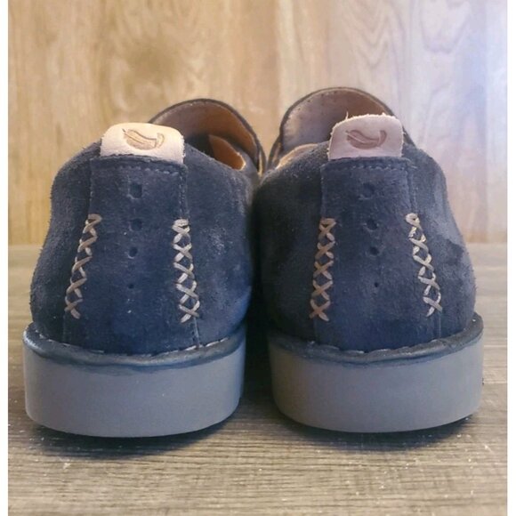 Clarks Artisan Unstructured Un Ava Slip On Loafers Womens Size 9.5 Navy - Picture 4 of 12